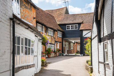 A row of houses in Old Amersham