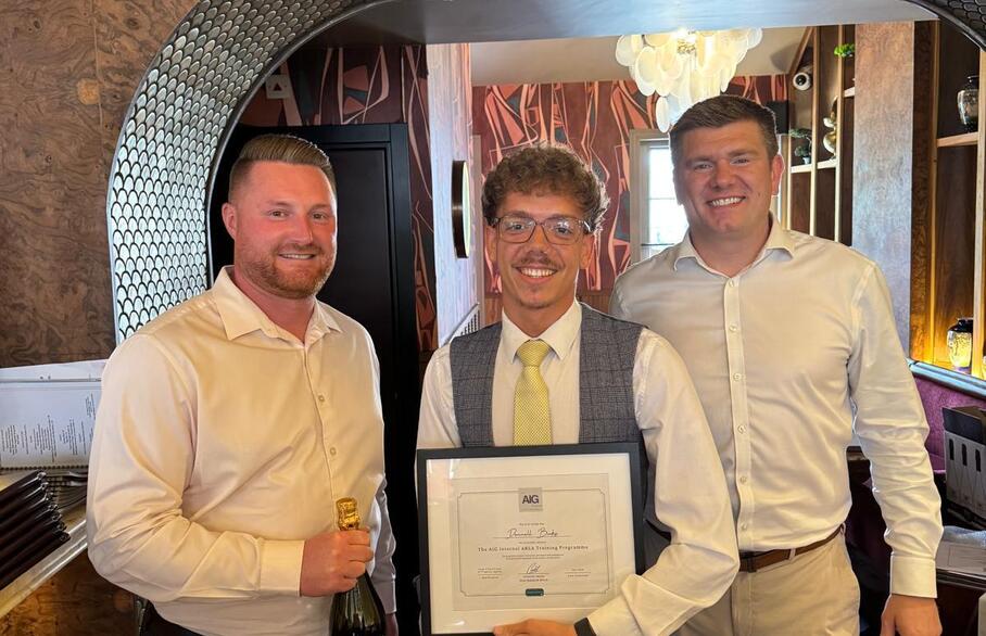 JNP team celebrates ARLA Propertymark success